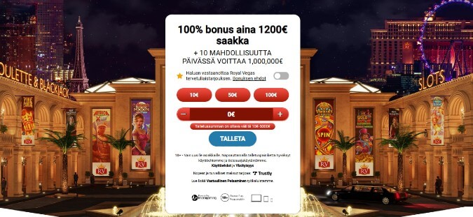 Royal Vegas Casino bonus