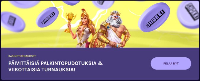 Shokki Casino kasinoturnaukset