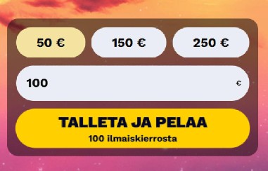 Shotz Casino talletus