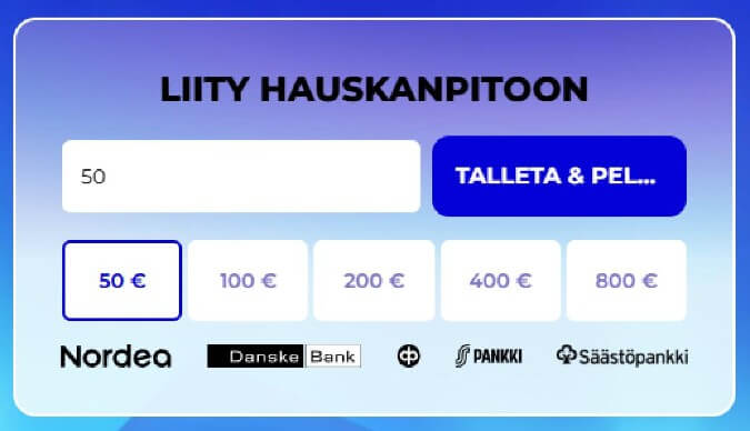 TaikaSpins Casino talletus
