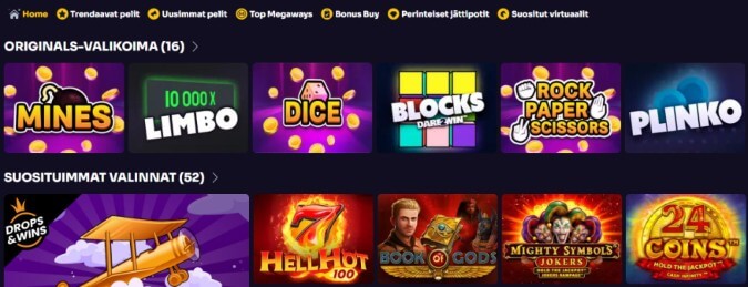 Dazzlehand Casino pelit