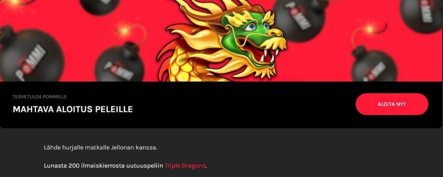 Pommi Casino bonus