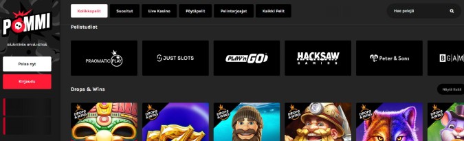 Pommi Casino pelit