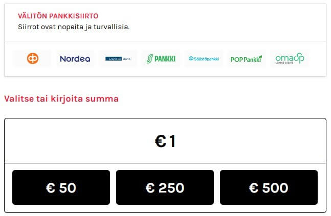 Pommi Casino talletus tapahtuu Britella verkkopankista. Pommi Casino talletus tapahtuu Britella verkkopankista.