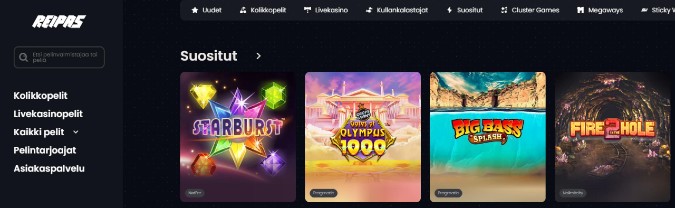 Reipas Casino pelit