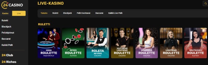24Casino Live Casino