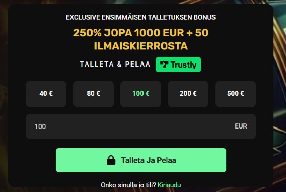 24Casino bonus
