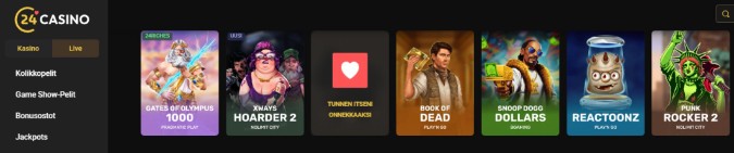 24Casino pelit