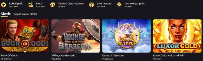 Betizy Casino pelit