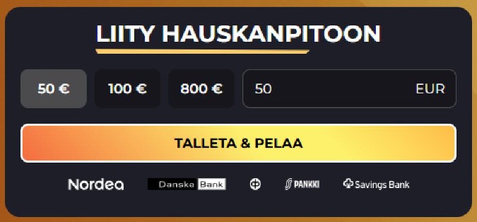 Betizy Casino talletus