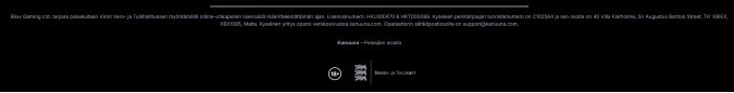 Kanuuna Casinon EMTA-lisenssi tiedot kasinosivustolla (Viro)