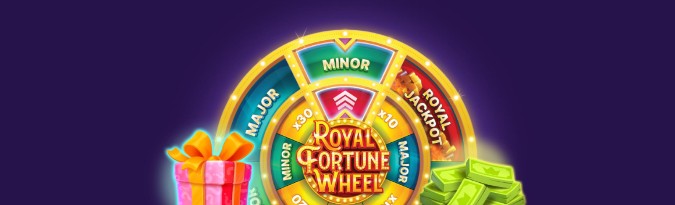 Royal Fortune Wheel – Mahdollisuus voittaa 1 miljoona euroa
