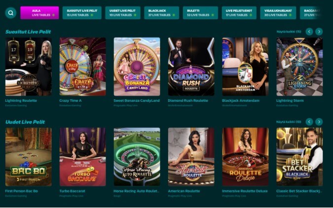 Kaahaus Live Casino
