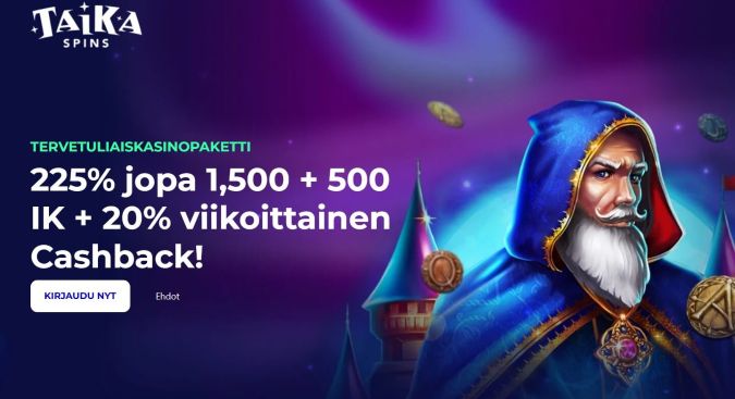 TaikaSpins Casino bonus