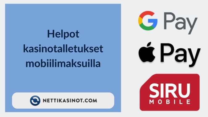 Mobiilimaksutavat kulkevat kätevästi pelaajan puhelimessa
