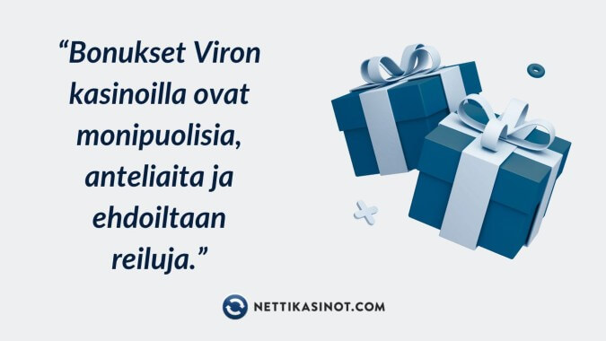 Bonuksia Viron nettikasinoilla