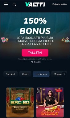 Valtti Kasino – Mobiilikasinoiden uutuus