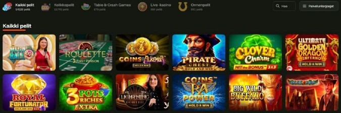Bets Bunny Casino pelit