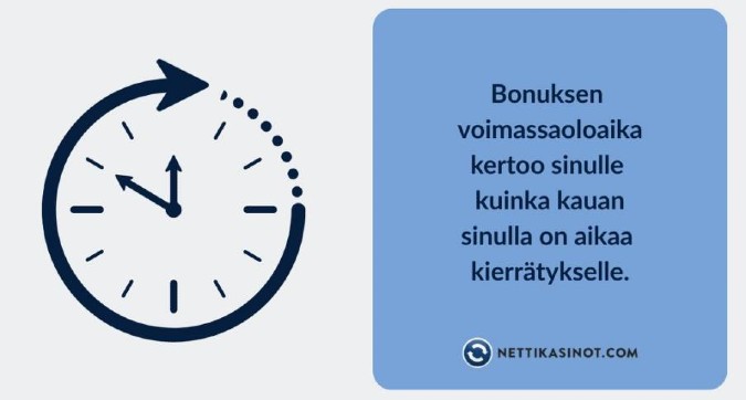 Bonuksen voimassaolo