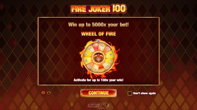 Fire Joker 100 (Play’n GO)