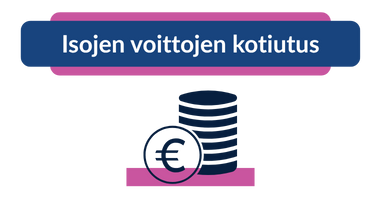 Isojen voittojen kotiutus
