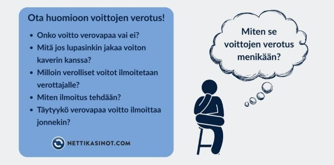 Jackpot-voittojen verotus – mitä minun tulee tietää