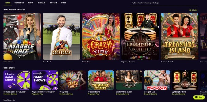 Lonkero Live Casino