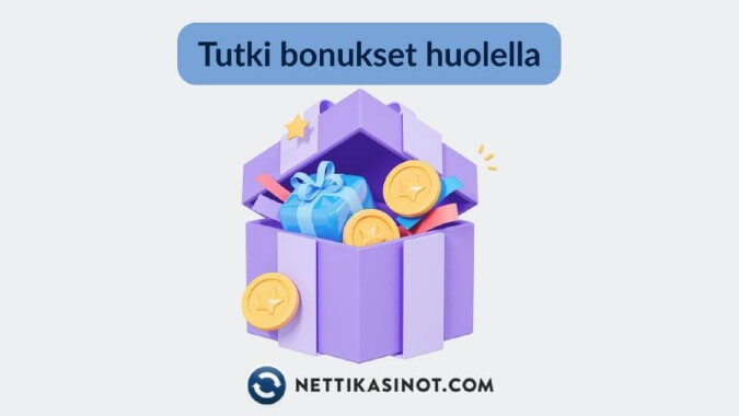 Lunasta bonus vasta, kun olet tutustunut sen ehtoihin