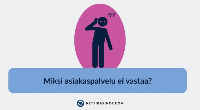 Miksi kasinon asiakaspalvelu ei vastaa