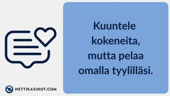 Ota oppia muiden kasinopelaajien kokemuksista