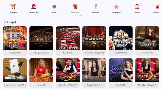 Sushi Live Casino