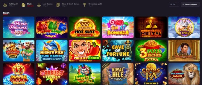 Valhalla Wins Casino pelit