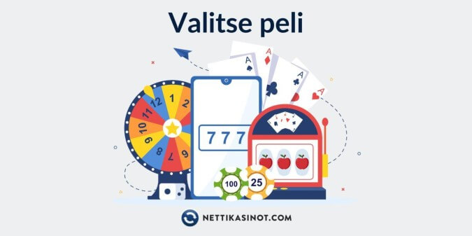 Valitse peli ja aloita pelaaminen