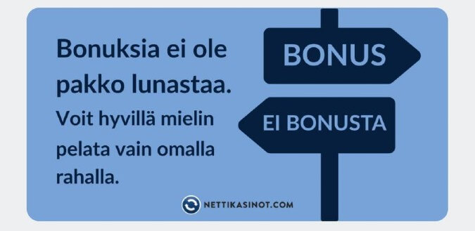 Valitse viisaasti – Kaikkia bonuksia ei tarvitse lunastaa