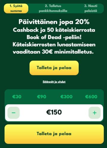 Big Lucky Casino bonus