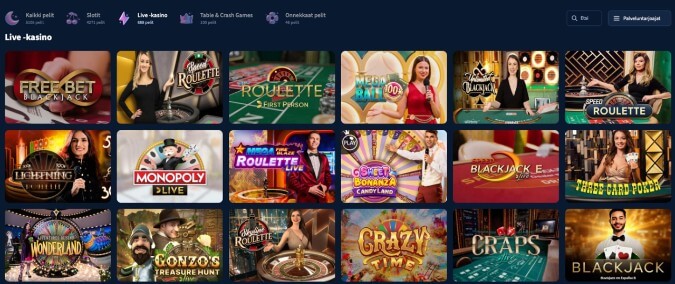 LunarSpins Live Casino