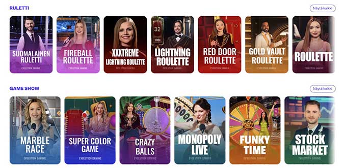 Tuohi Live Casino