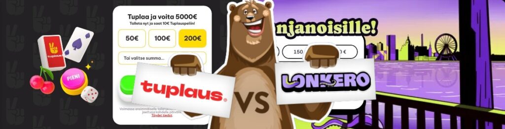 Tuplaus vs Lonkero