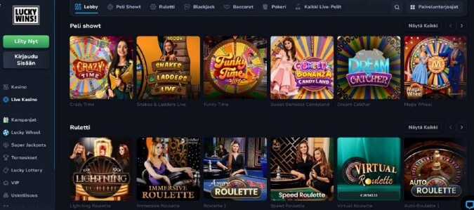 LuckyWins Live Casino