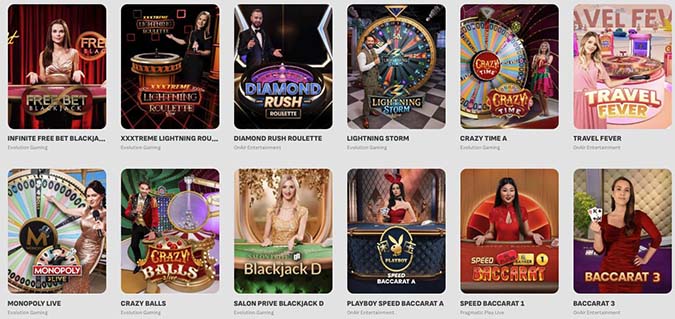 Spinnaus Live Casino