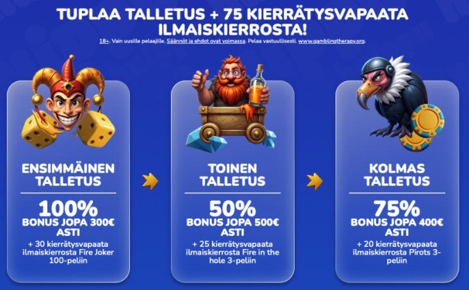 Huippu Kasino bonus