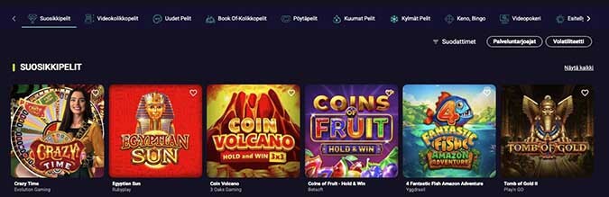 Spin Platinum Casino Pelit