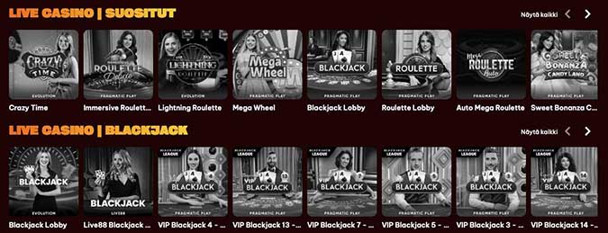Flamez casino Live casino