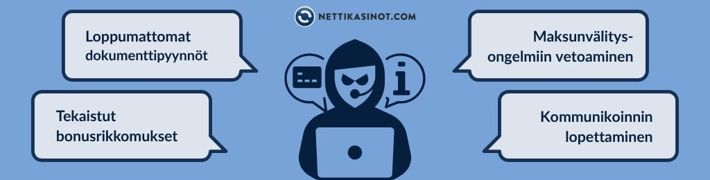 Huijarikasino vei voitot – mitä tehdä?