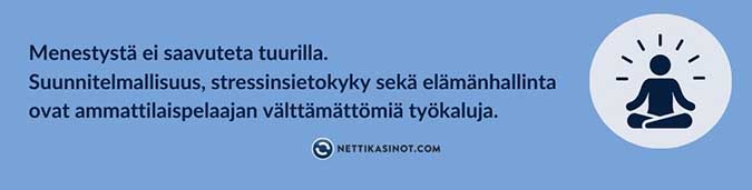 Minkälaisia ominaisuuksia menestyneeltä kasinopelaajalta vaaditaan?