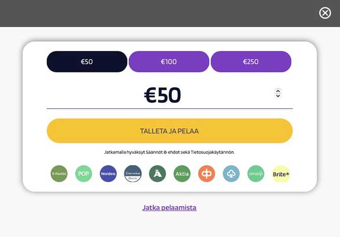 Joki Casino Talletus