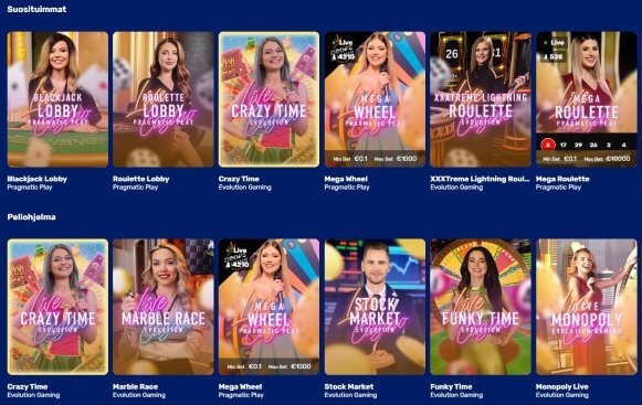 KarhuBet Live casino