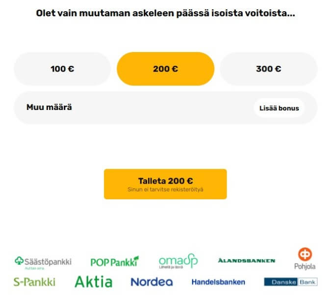 Karhubet Casino Talletus
