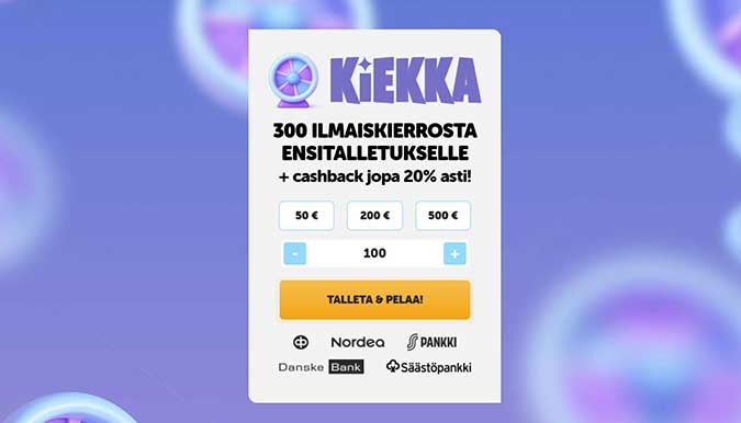 Kiekka Kasino talletus