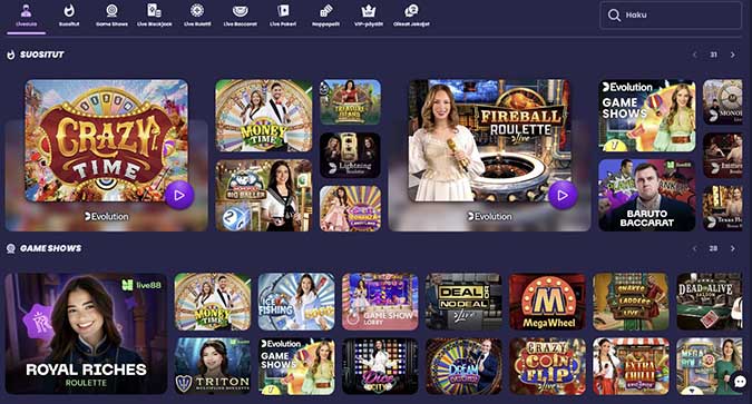 ReSpin live casino